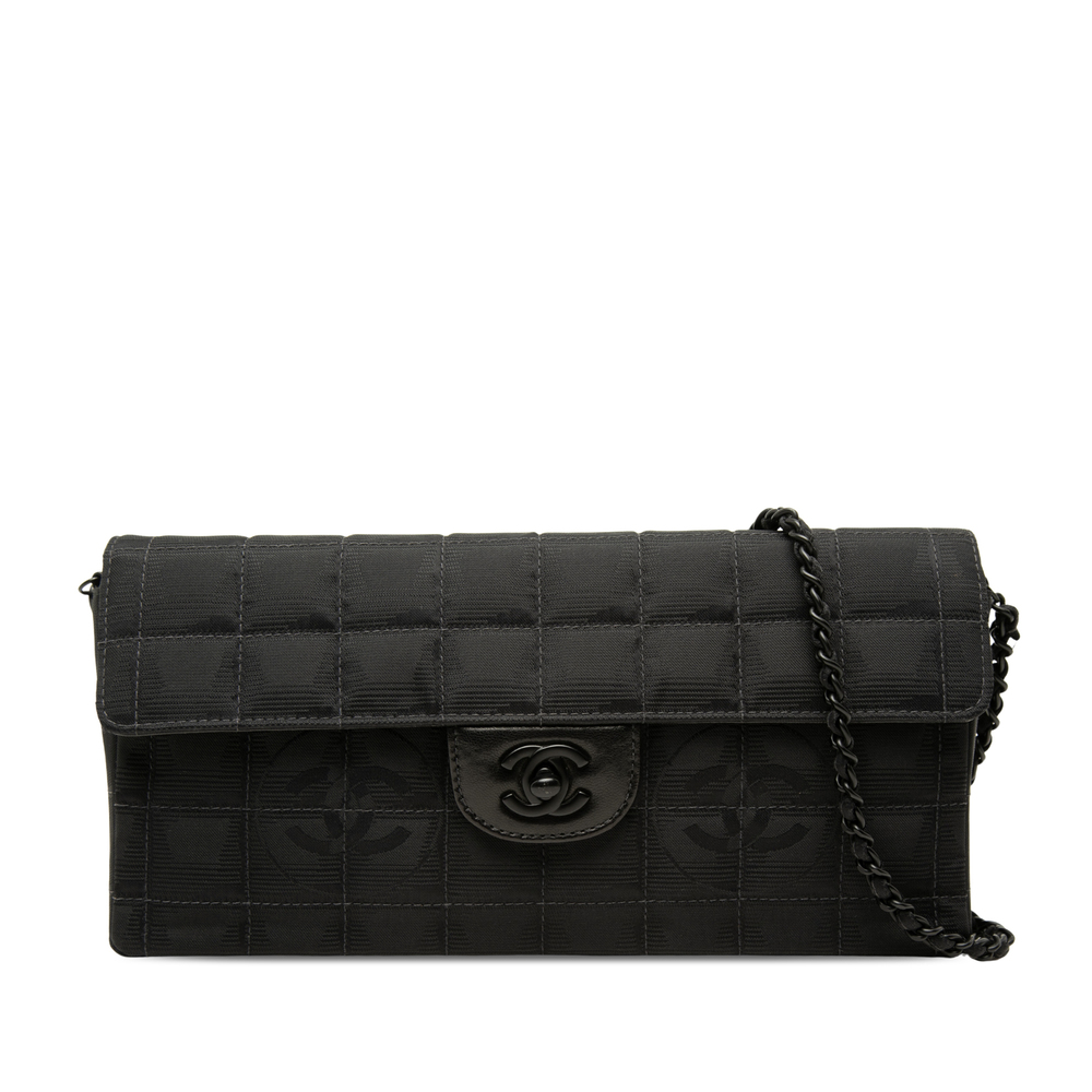 Pre-Loved Chanel New Travel Line Nylon East West Flap